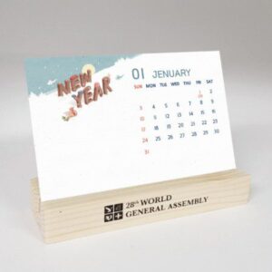 2026 우드카렌다 탁상달력 제작