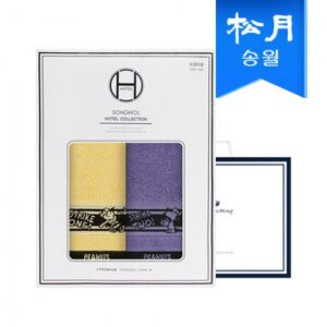 수건 기념품 제작 송월타올 스누피 플레이 스포츠 세면타올 2매 선물세트(쇼핑백)