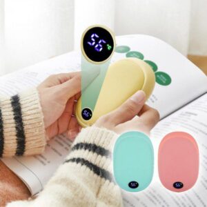 보조배터리판촉물 머레이 LED 파스텔 동그리 손난로 휴대용 배터리 PASTEL