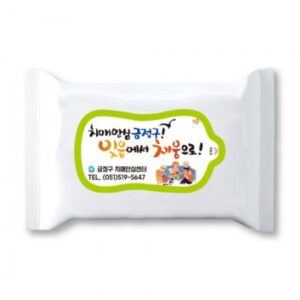 25매 백색 물티슈 관공서 판촉물