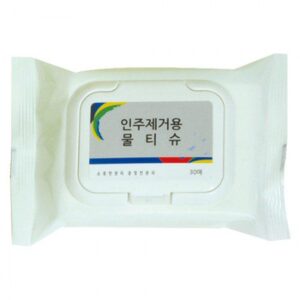25매 백색 물티슈제작 캡형 판촉물