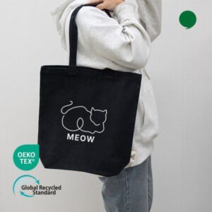 오코텍스리사이클_스탠다드 에코백제작 중 블랙 35cmx37cm