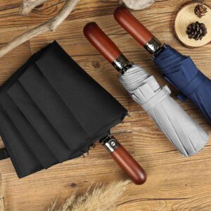 럭셔리 우드 원터치 3단 완전자동 우산주문제작 럭셔리 우드 원터치 3단 완전자동 우산주문제작