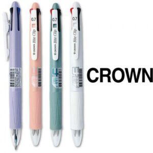 볼펜제작 크라운 바이트클립4색 학원판촉물