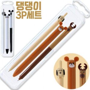 볼펜판촉물 댕댕이3P세트 기념품제작