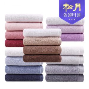 송월타올 답례품 40수 블랙라벨 타올 170g 수건제작