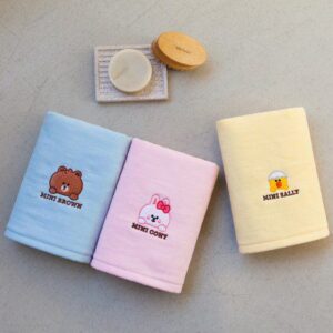 수건답례품 국내산 무한타올 라인 거즈 세면타월 제작 110g