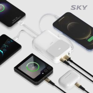 스카이 필 U10PD 빌트인 케이블 LED 고속 충전 보조배터리 기념품 제작 10,000mAh 스카이 필 U10PD 빌트인 케이블 LED 고속 충전 보조배터리 기념품 제작 10,000mAh