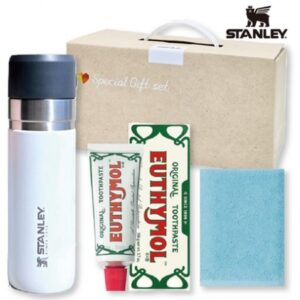 스탠리 텀블러제작 고진공 슬림보틀473ml 유시몰 프리미엄치약 106g 국산핸드타올 3종