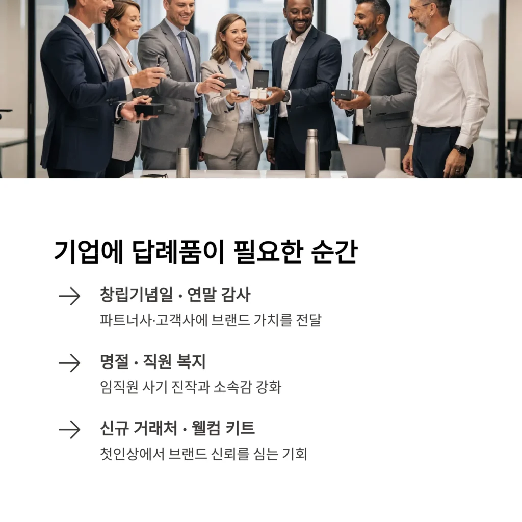 기업 답례품 소량제작
