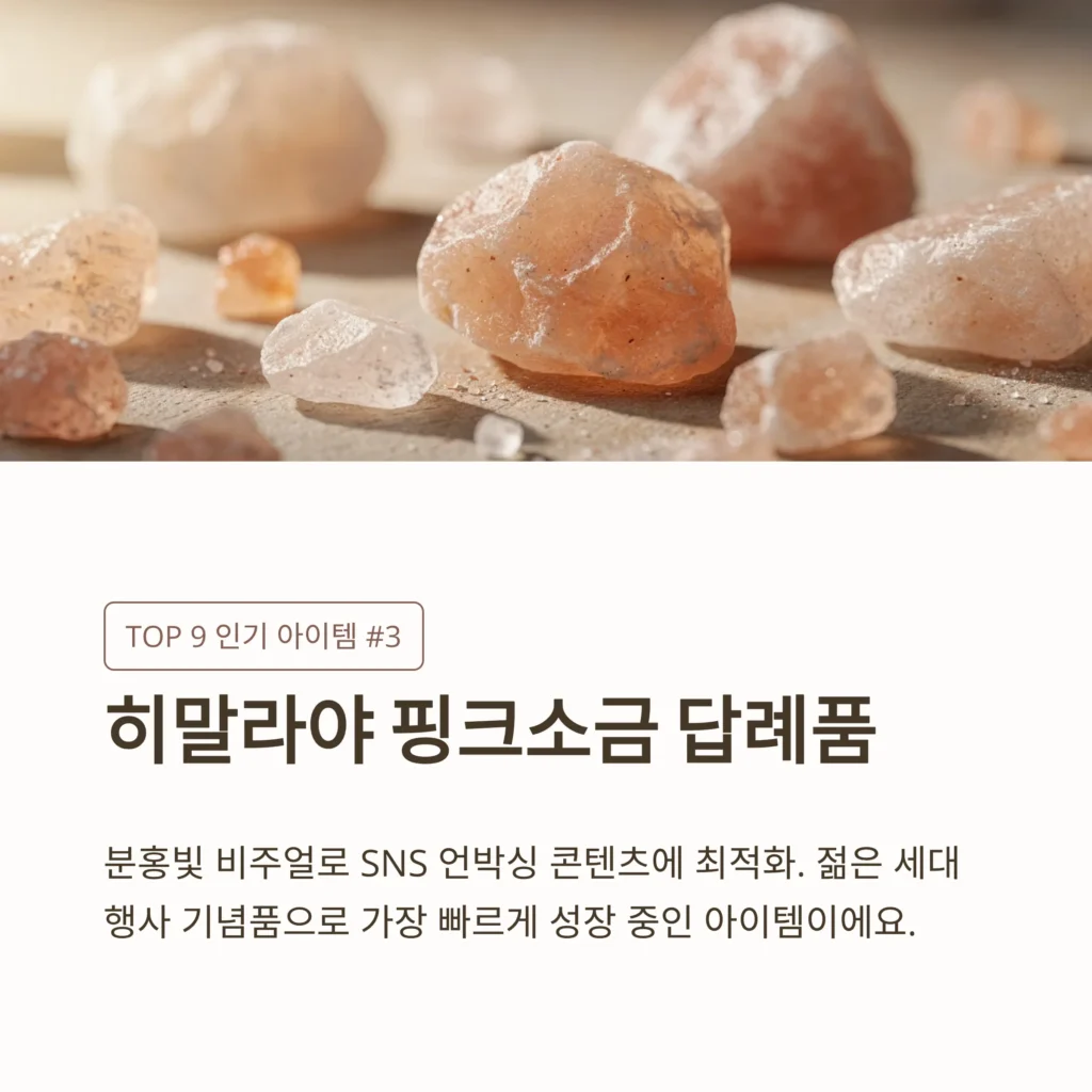 히말라야 핑크솔트 답례품 소금 세트 가격