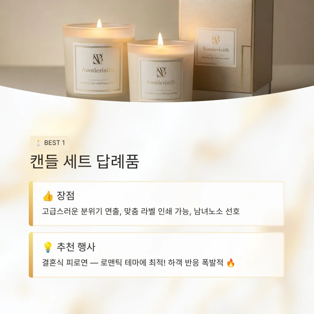 답례품 쇼핑몰 캔들 