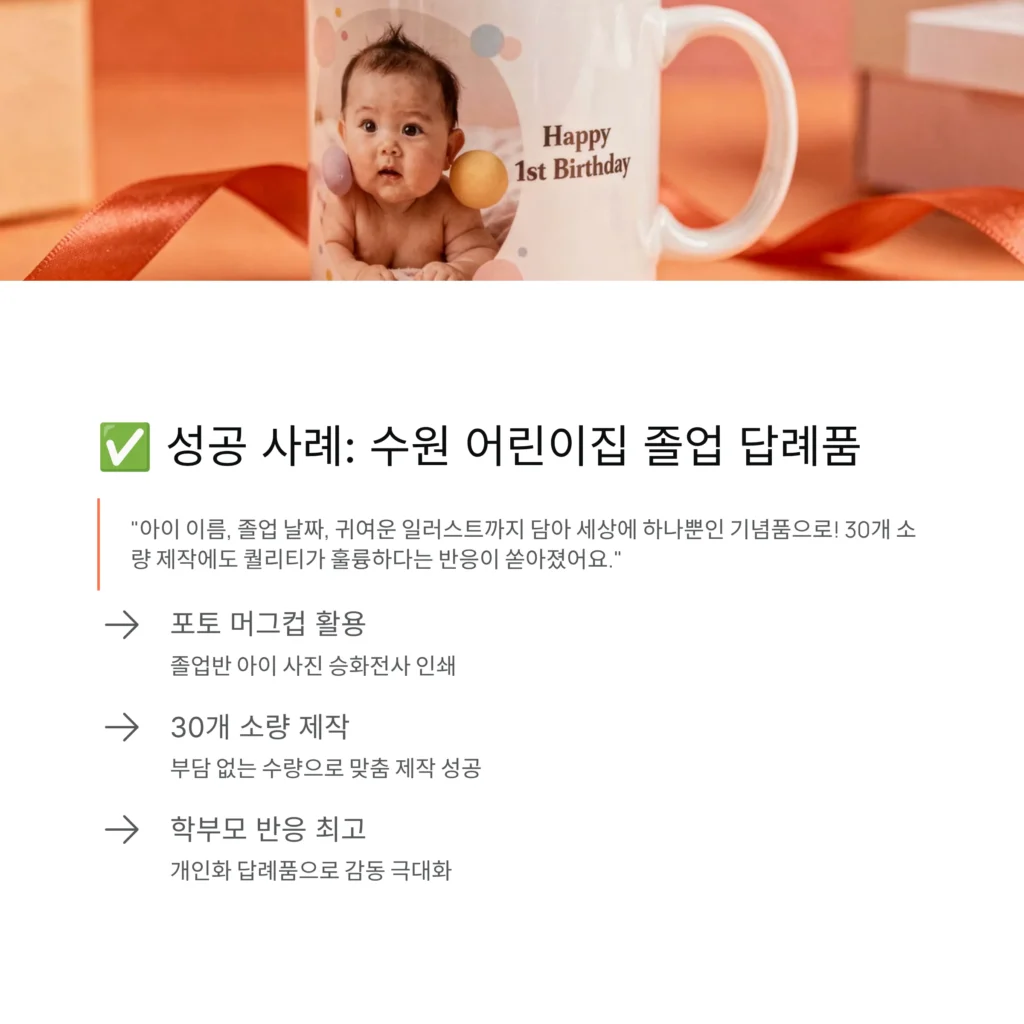 어린이집 답례품 머그컵 답례품 학교 기념품