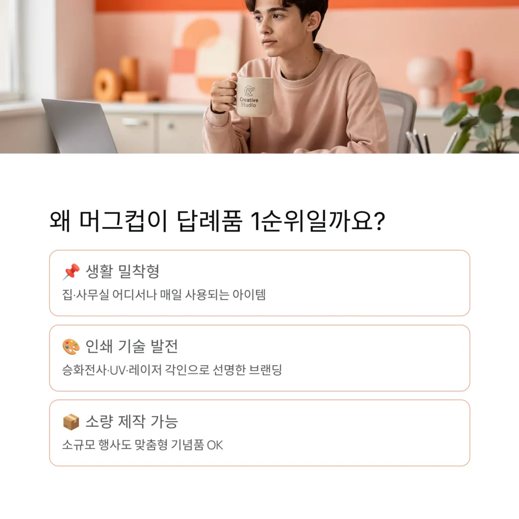 머그컵 답례품 행사 기념품 추천