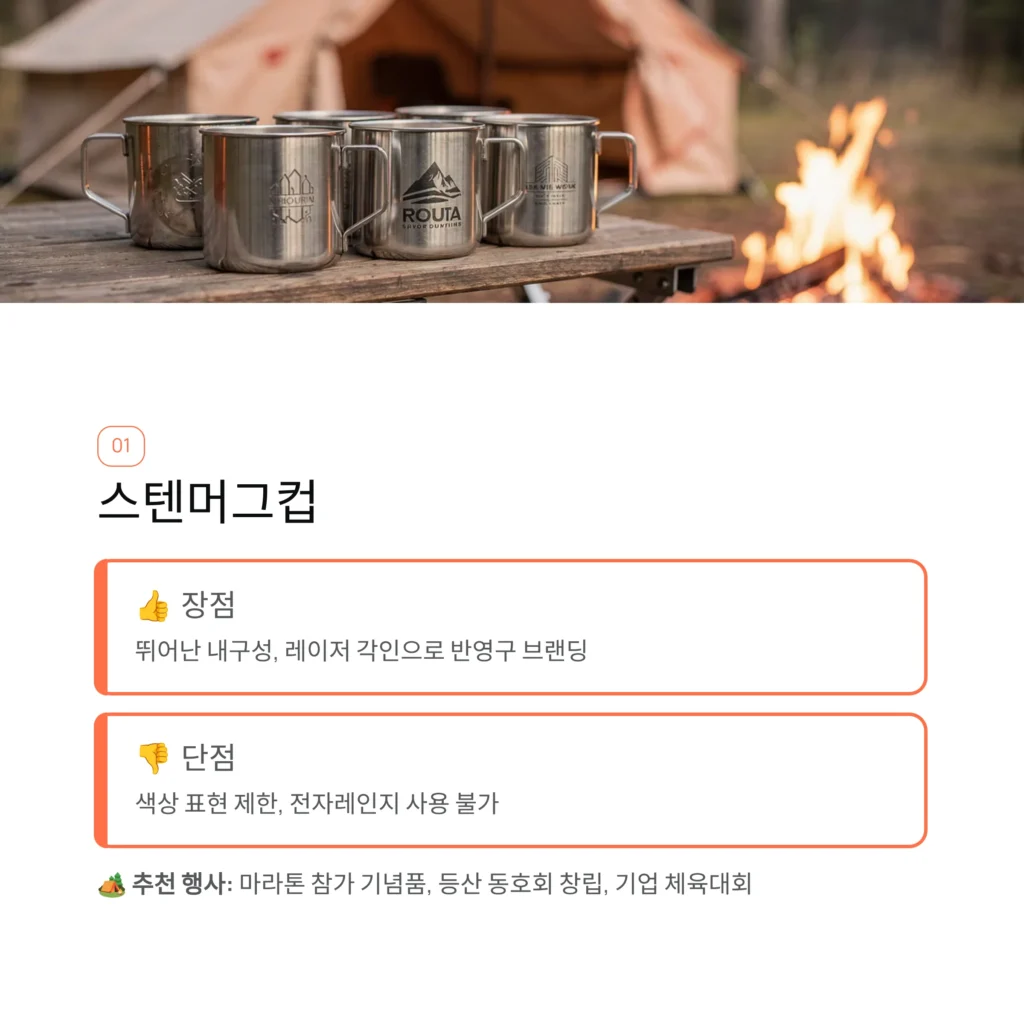 스텐 머그컵 답례품 판촉물 제작