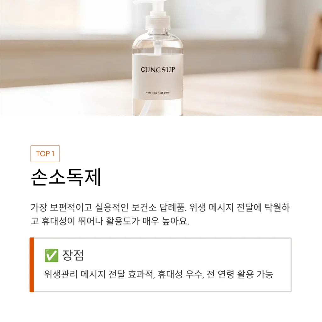 공공기관 보건소 답례품 제작업체 