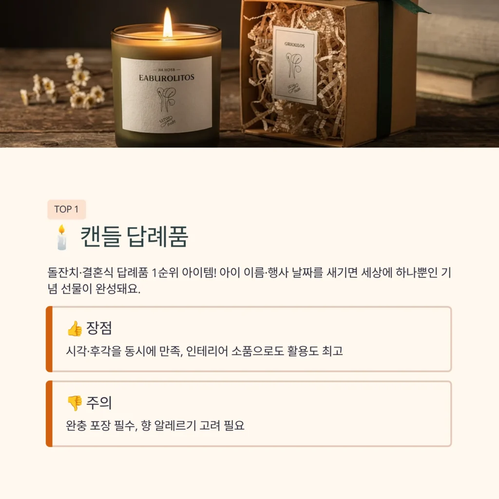 센스있는 답례품 잘하는 업체 