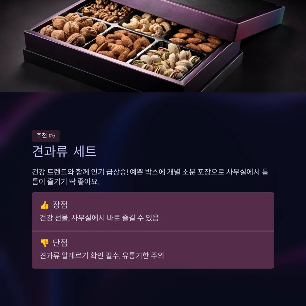 견과류 답례품 승진 답례품 회사 동료 선물 추천