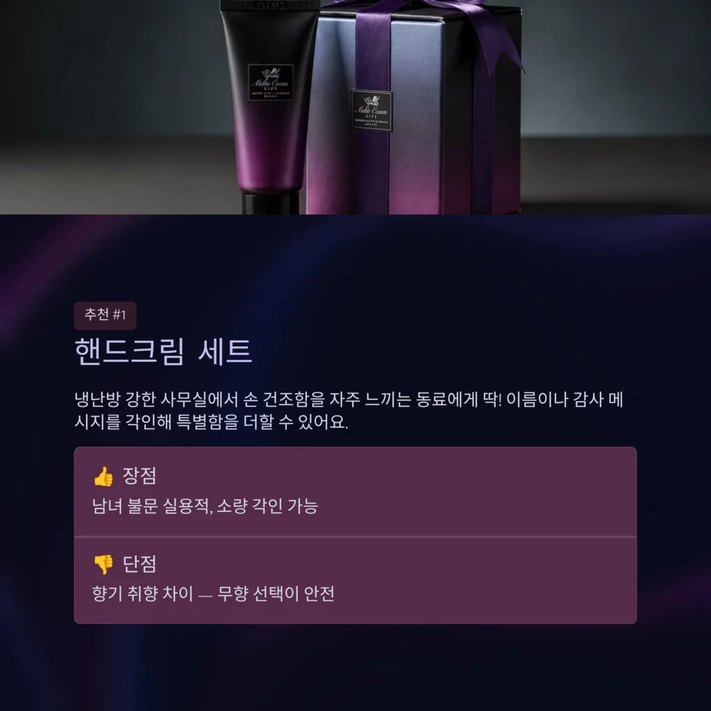 승진 답례품 핸드크림 세트 가격