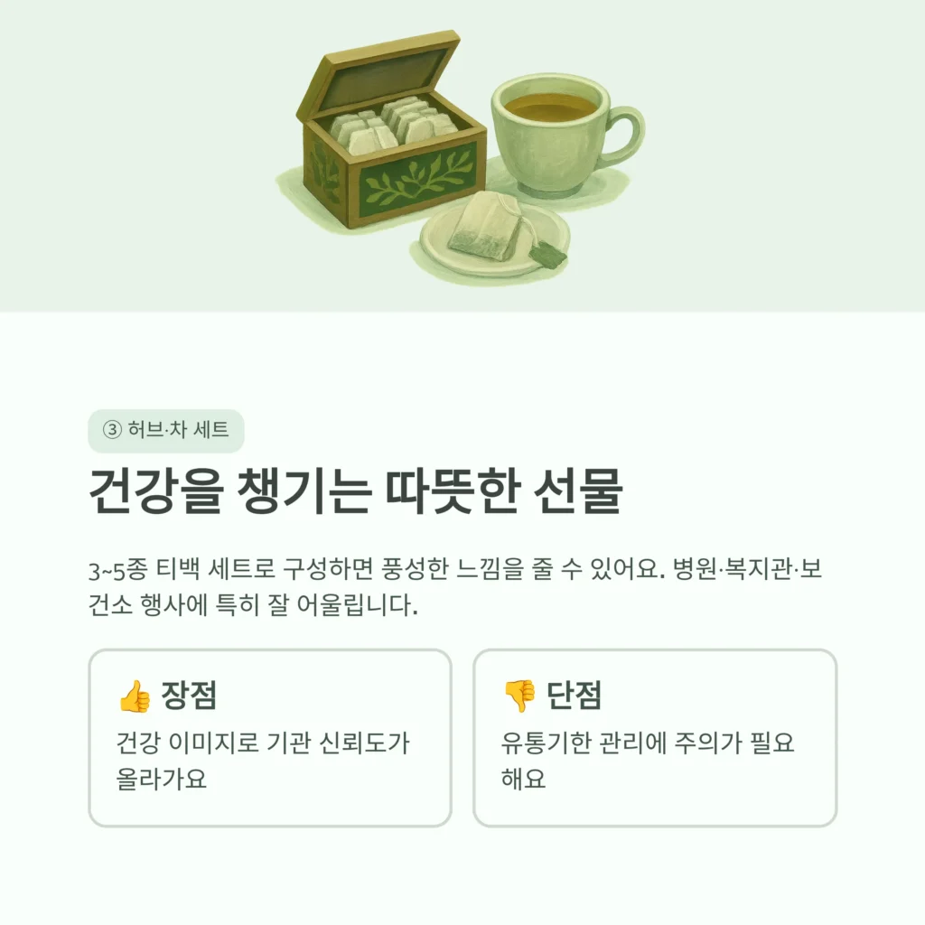 차 선물세트 전통차 세트 건강차세트 복지관 단체선물 