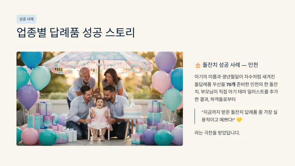 돌잔치 우산 답례품 추천