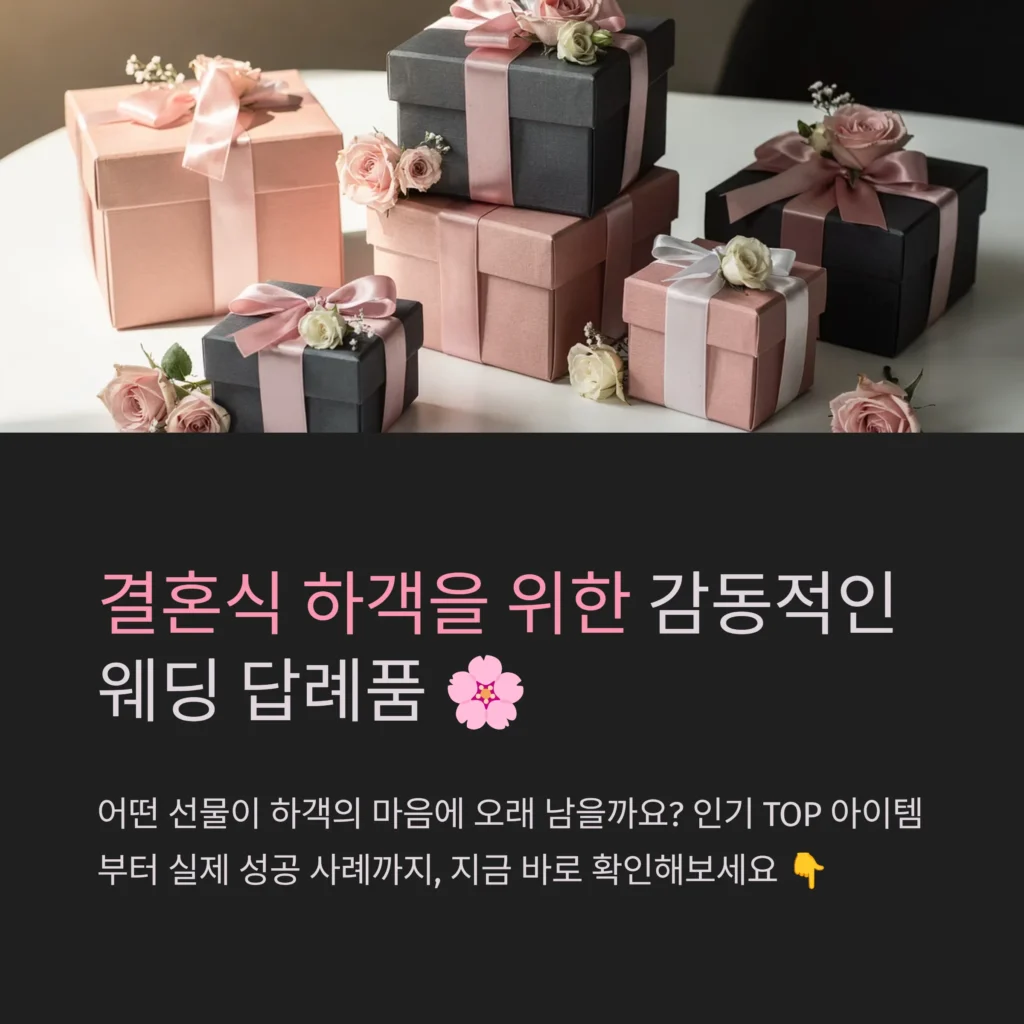 웨당 답례품 수건 답례품 결혼식 수건