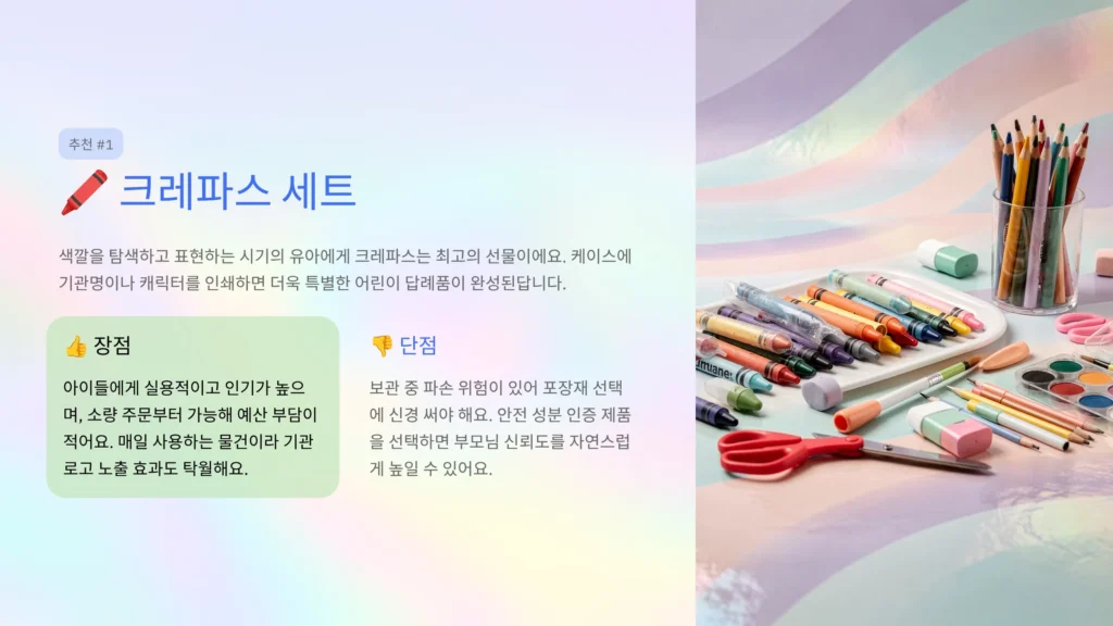 유치원 답례품 포장 소량제작