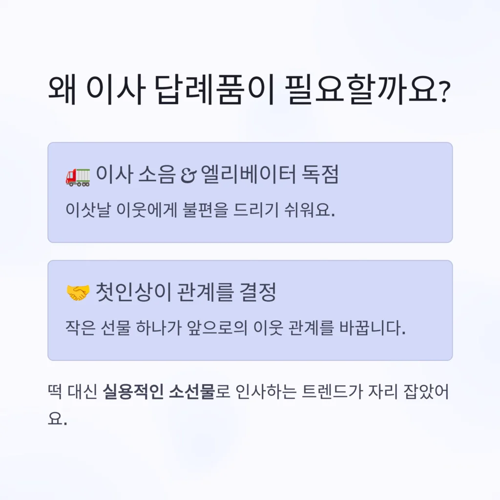 이사 답례품 추천