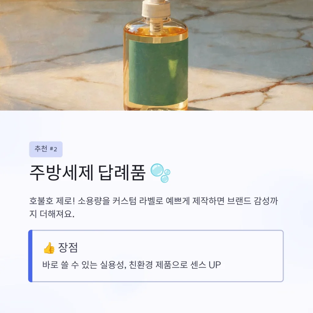 이사답례품 제작