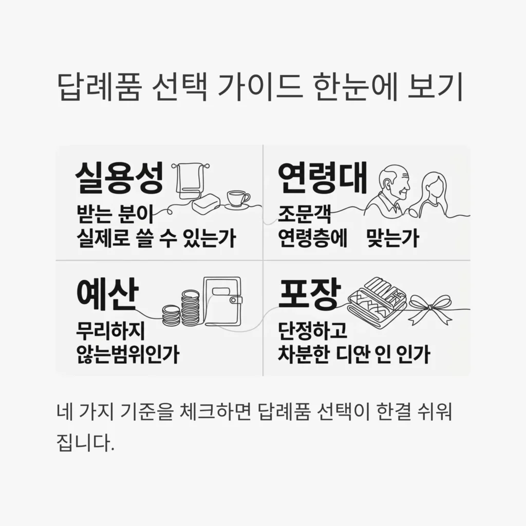장례식 답례품 후기 제작 비용