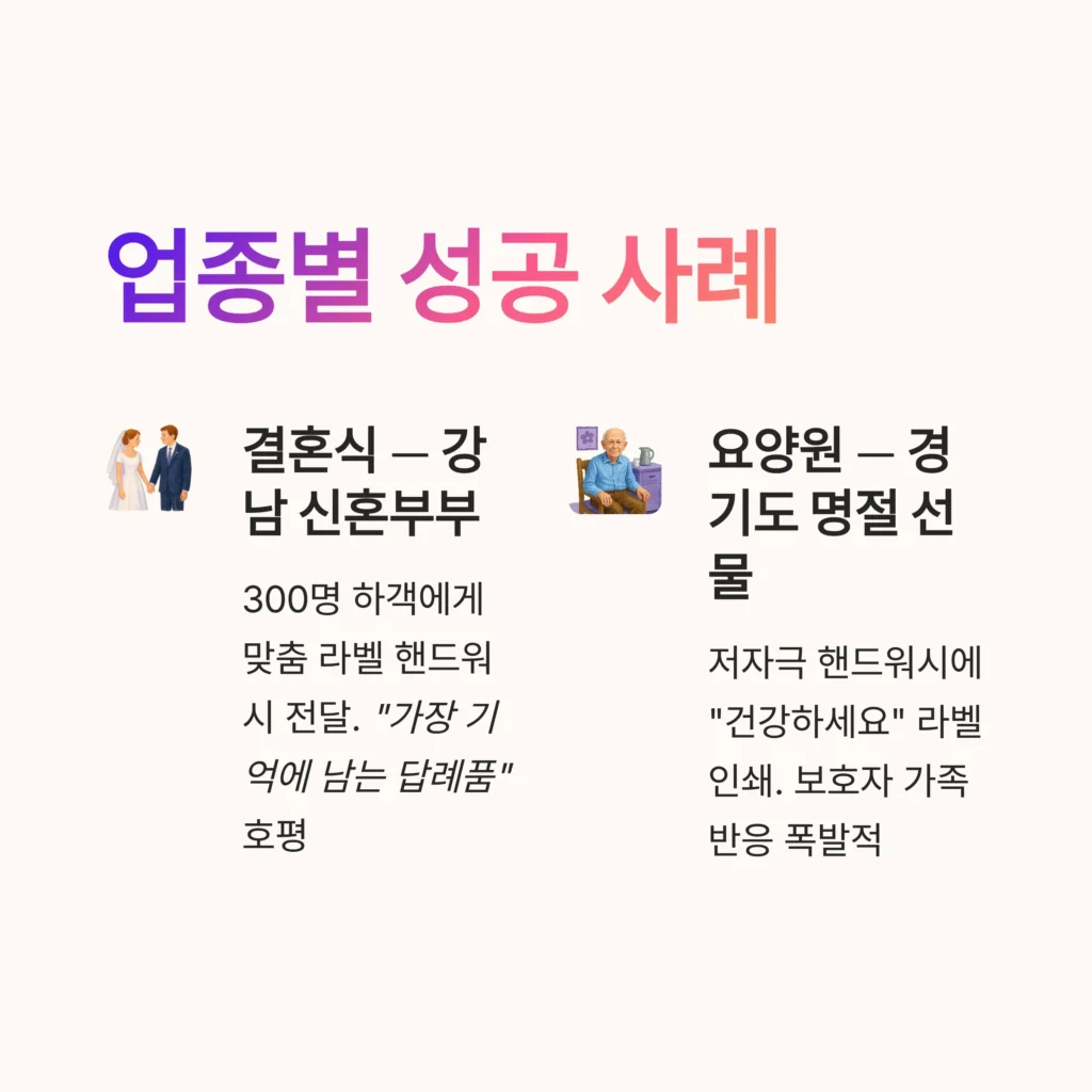 결혼식 핸드워시 답례품 소량제작