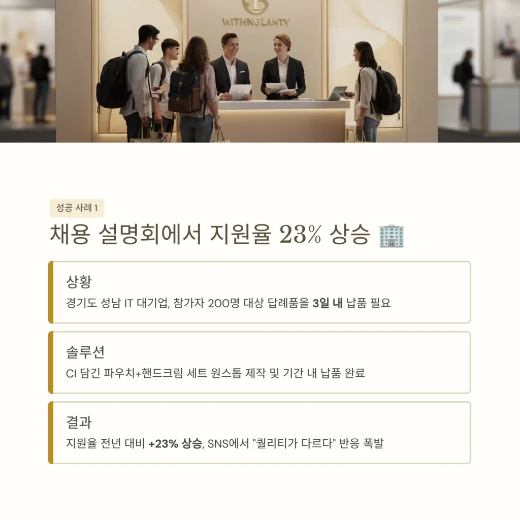 회사 답례품 잘하는 곳